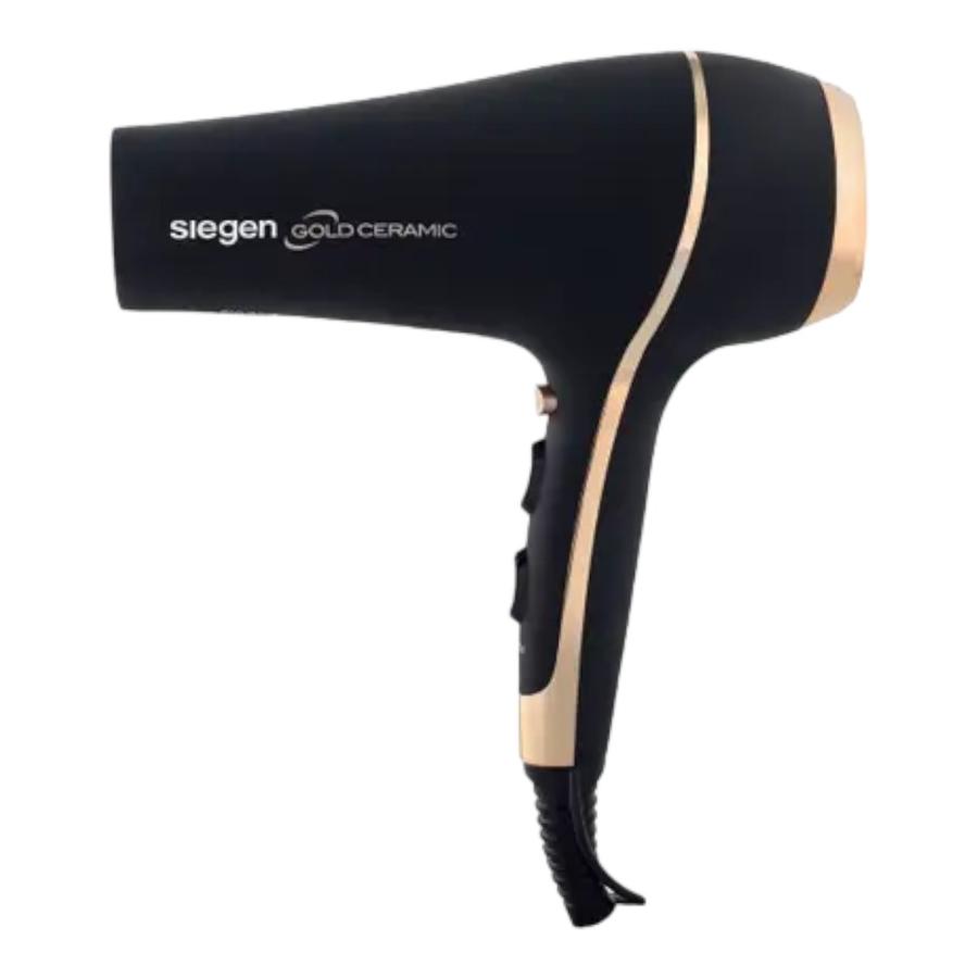 Secador De Pelo Siegen Gold Ceramic Negro