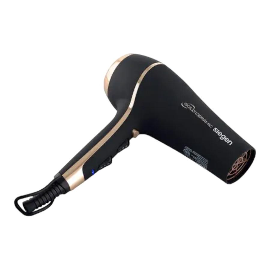 Secador De Pelo Siegen Gold Ceramic Negro