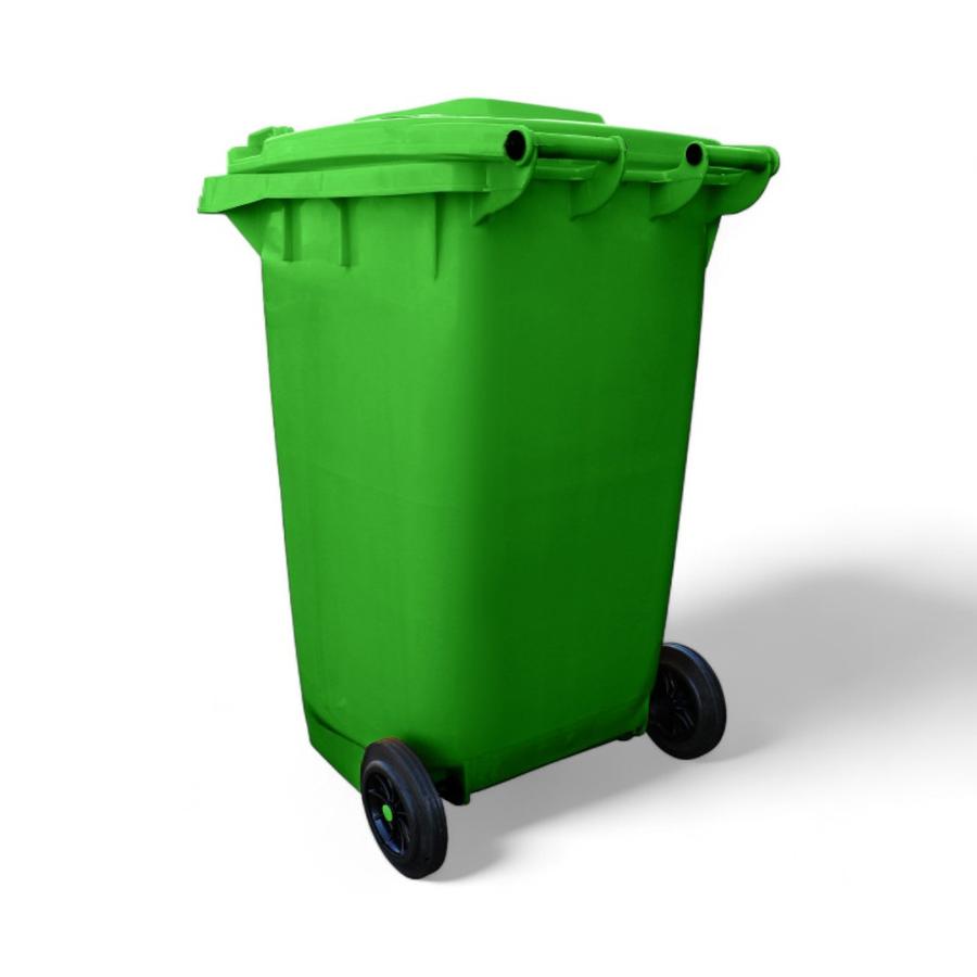 Contenedor De Basura Signet Con Pedal 240 Litros Verde