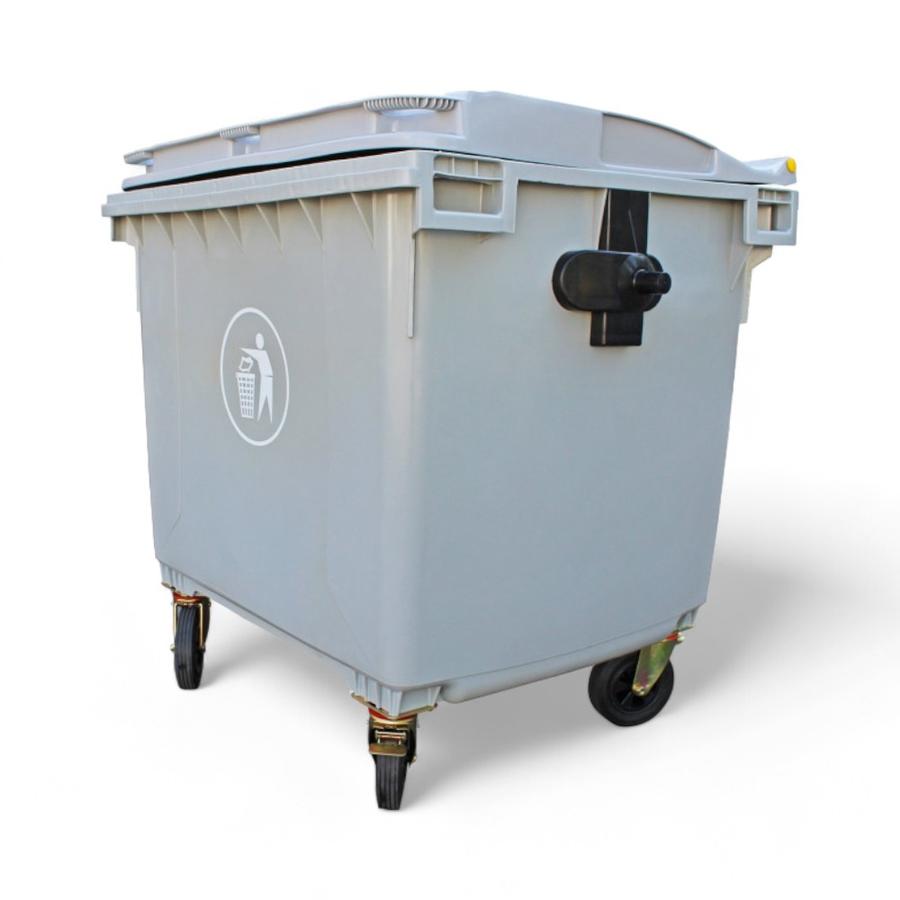 Contenedor De Basura Signet Con Pedal 660 Litros Gris