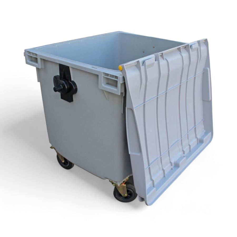 Contenedor De Basura Signet Con Pedal 660 Litros Gris