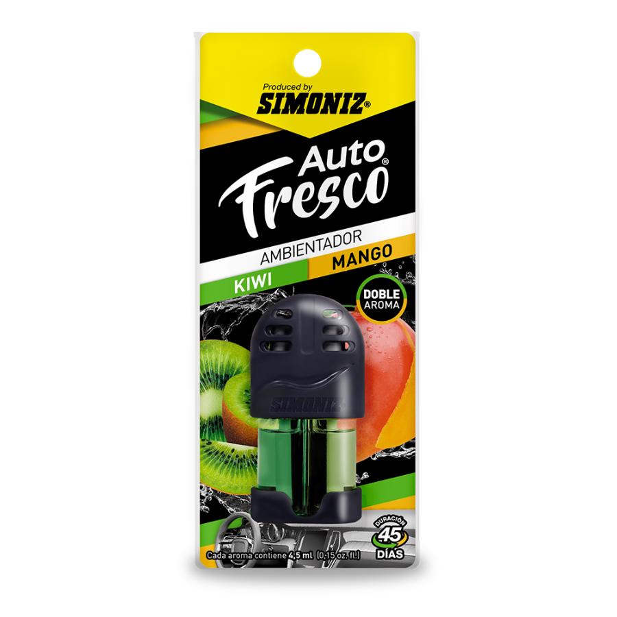 Ambientador Liquido Simoniz Dúo Kiwi & Mango 9 Ml