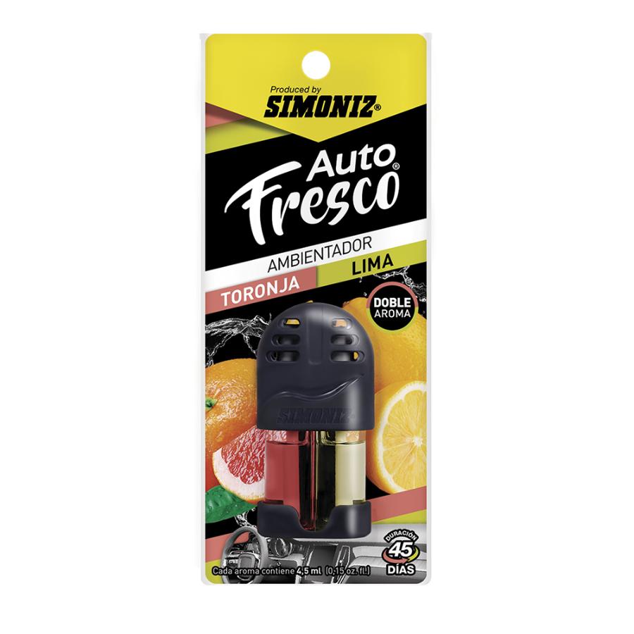 Ambientador Simoniz Rejilla Splash Duo Toronja & Lima 9 Ml