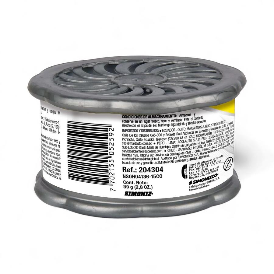 Ambientador Gel Simoniz Carro Nuevo Classic 80g 