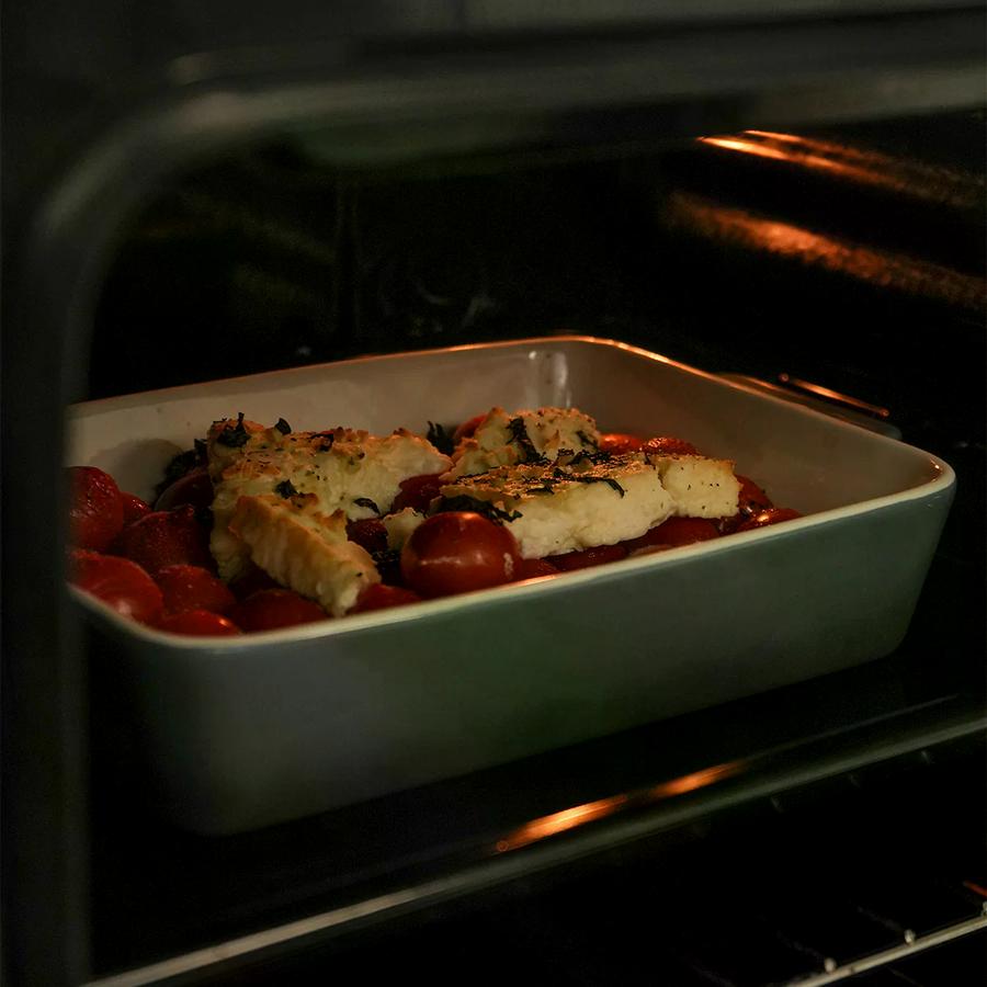 Set 3 Fuentes De Cerámica Para Horno Celeste Simplit