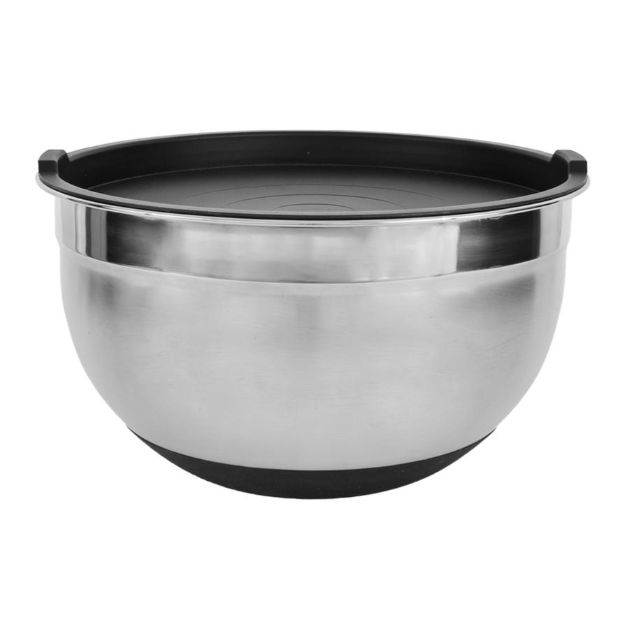Set 3 Bowls Con Tapa Acero Inoxidable Antideslizante Simplit