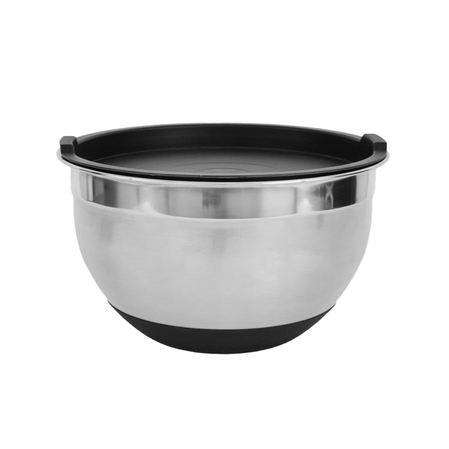 Set 3 Bowls Con Tapa Acero Inoxidable Antideslizante Simplit