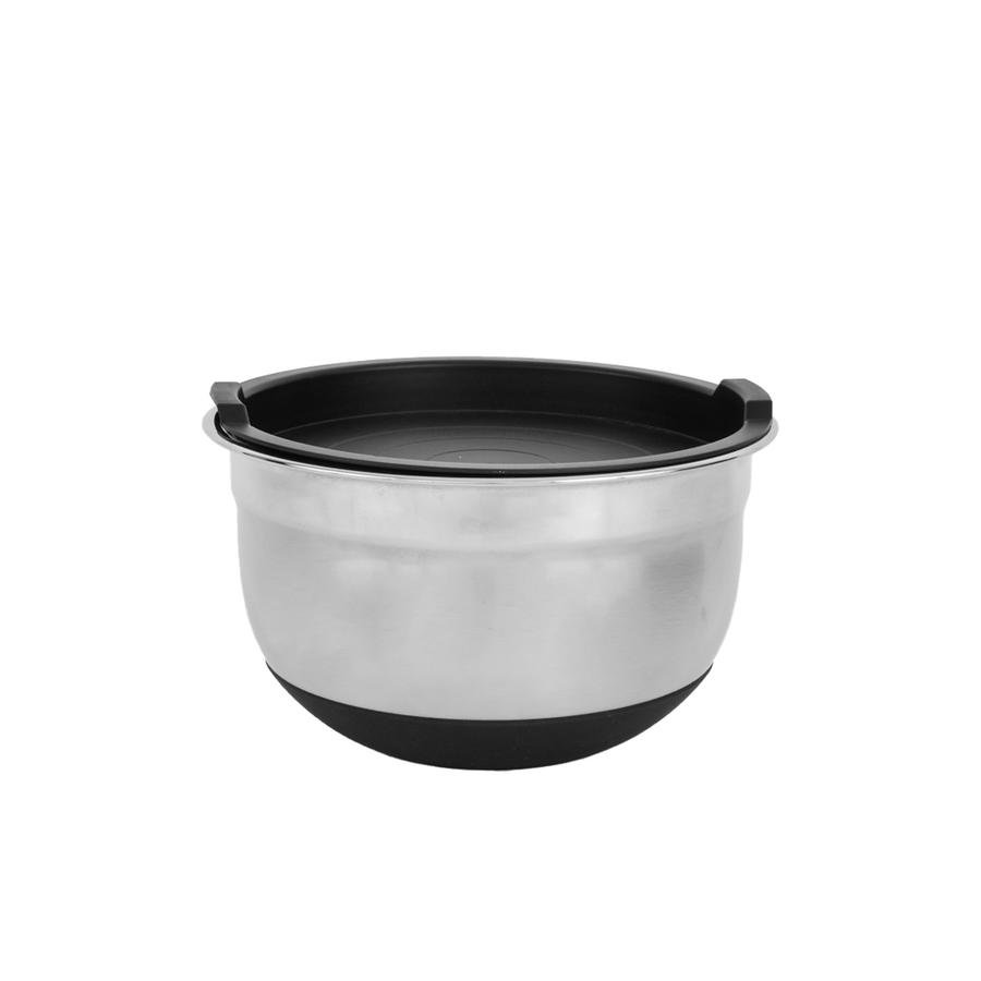 Set 3 Bowls Con Tapa Acero Inoxidable Antideslizante Simplit