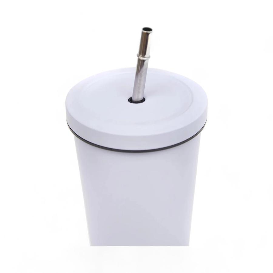 Vaso Térmico Tumbler 750Ml Tapa Y Bombilla Morado Simplit