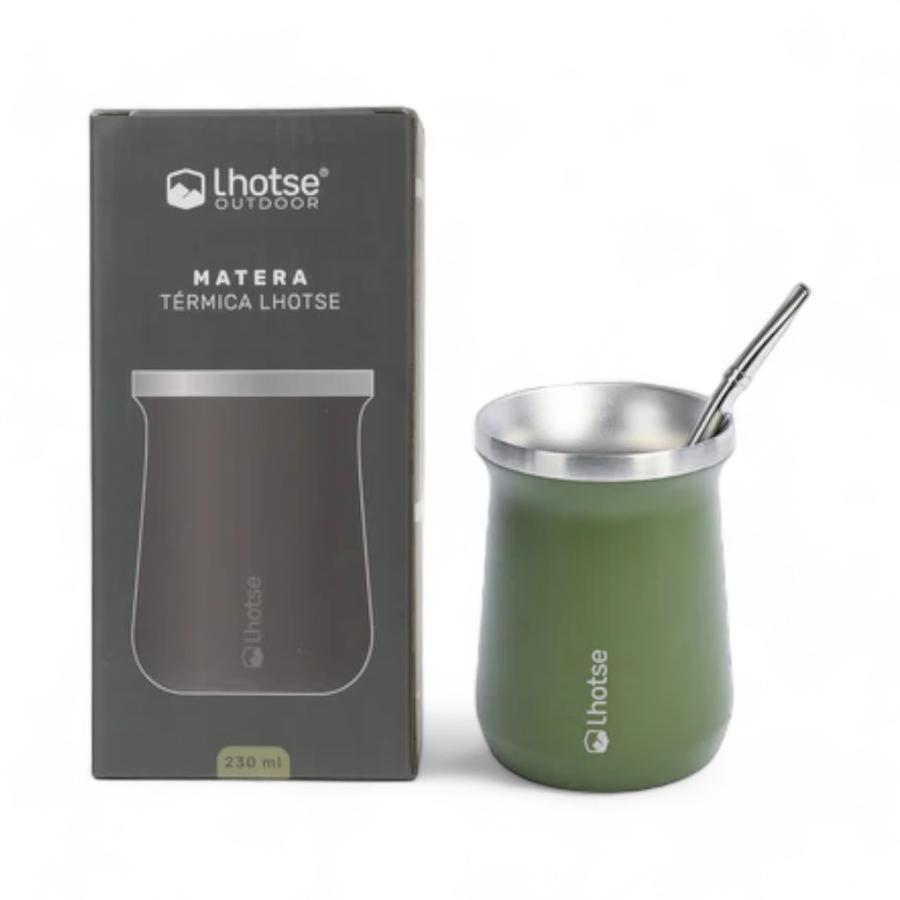 Mate Acero Inoxidable Con Bombilla Lhotse Green