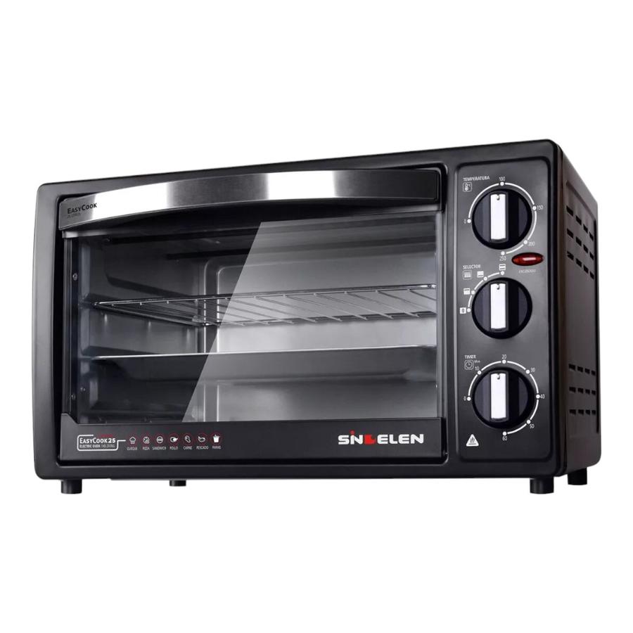 Horno Electrico Sindelen HE-255NG 25Lts Color Negro