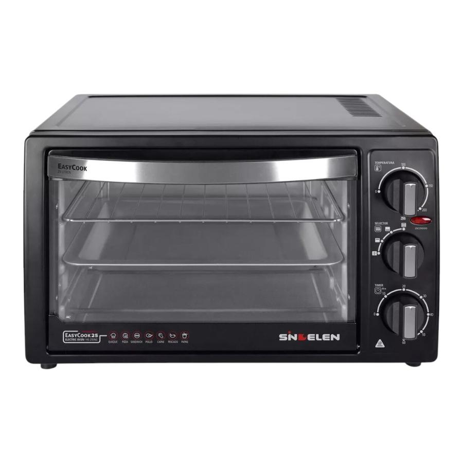 Horno Electrico Sindelen HE-255NG 25Lts Color Negro