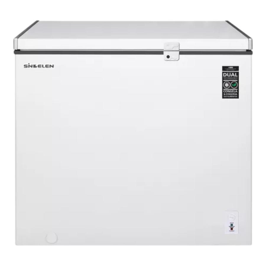 Congelador Horizontal Sindelen Sfh-202bl Blanco