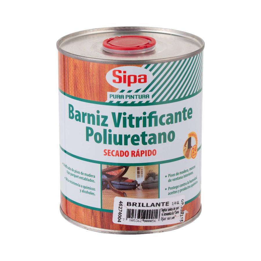 Barniz Vitrificante  Semi Brillo 1/4 Galon Sipalac