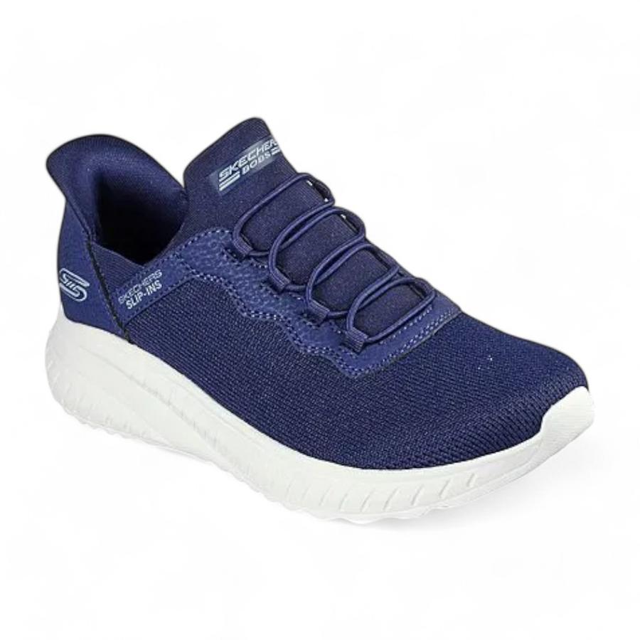 Zapatillas Mujer Skechers Slip Ins Bobs Squad Chaos Azul