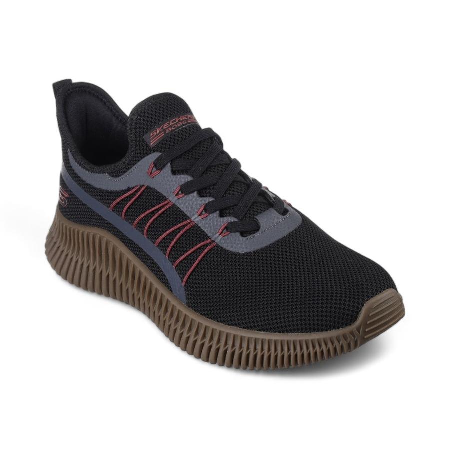 Zapatillas Urbanas Hombre Skechers Bobs Geo Negro