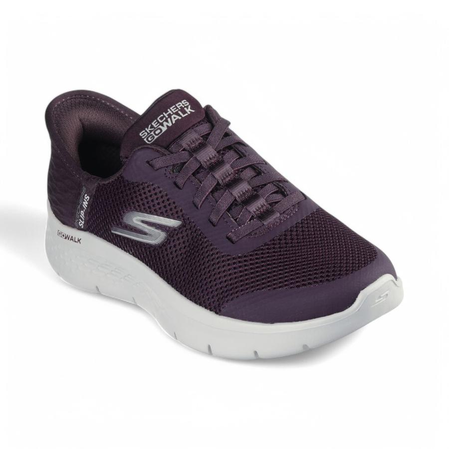 Zapatillas Mujer Skechers Go Walk Flex Grand Entry Burdeo
