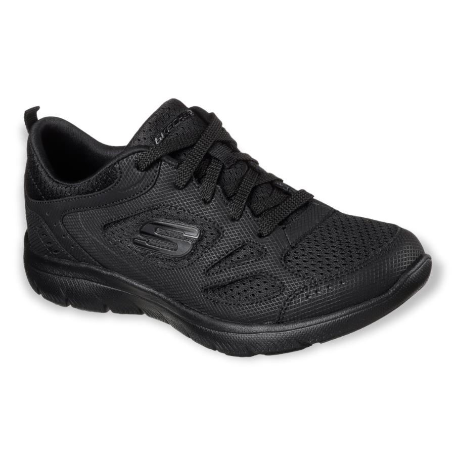 Zapatilla Mujer Skechers Summits Negro Negro