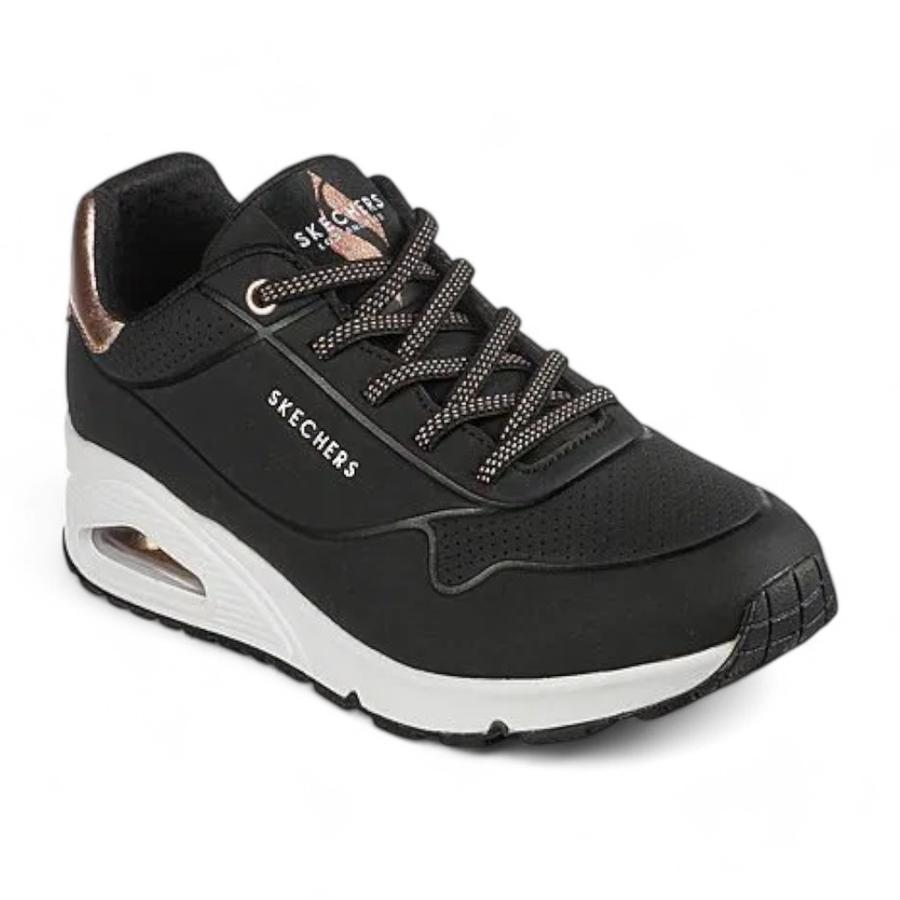 Zapatillas Mujer Skechers Uno Negro
