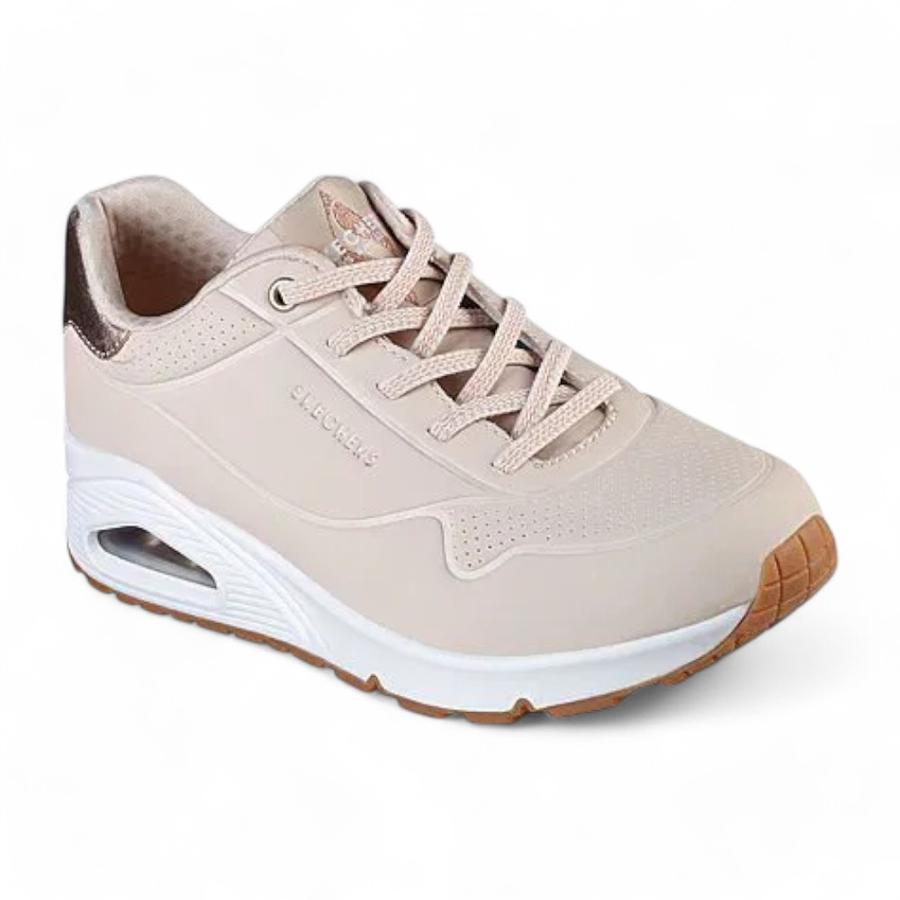 Zapatillas Mujer Skechers Uno Beige
