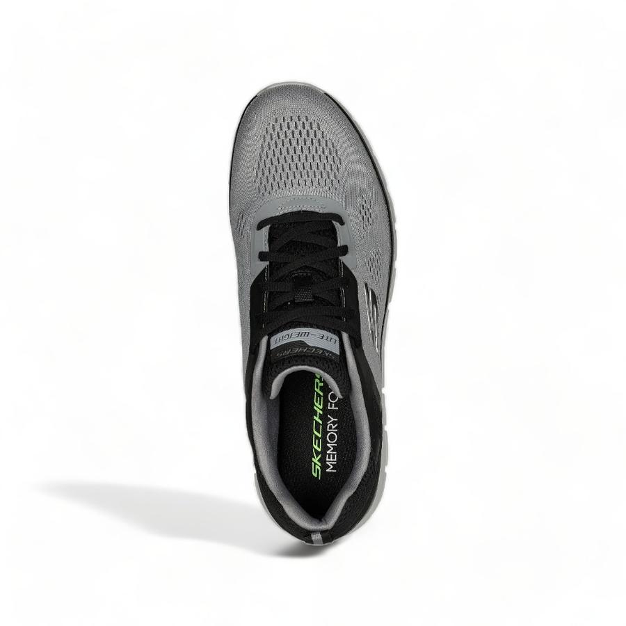 Skechers memory foam hombre gris store
