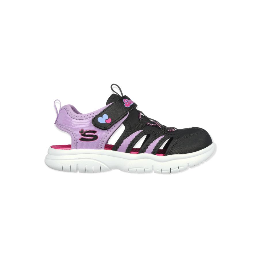 Sandalias Niña Skechers Flex Splash Epic Breeze Negro