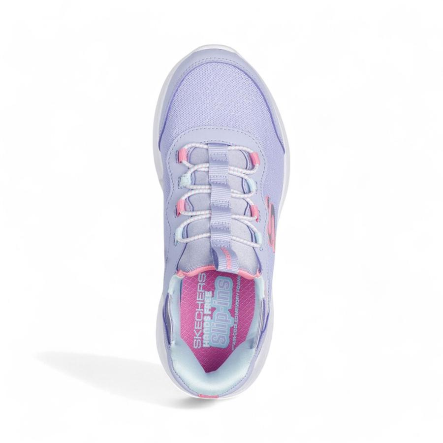 Zapatillas Niñas Skechers Slips in Bounder Lavanda