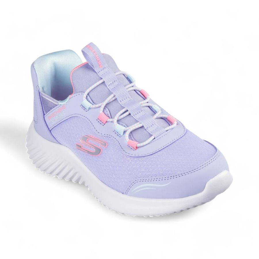 Zapatillas Niñas Skechers Slips in Bounder Lavanda