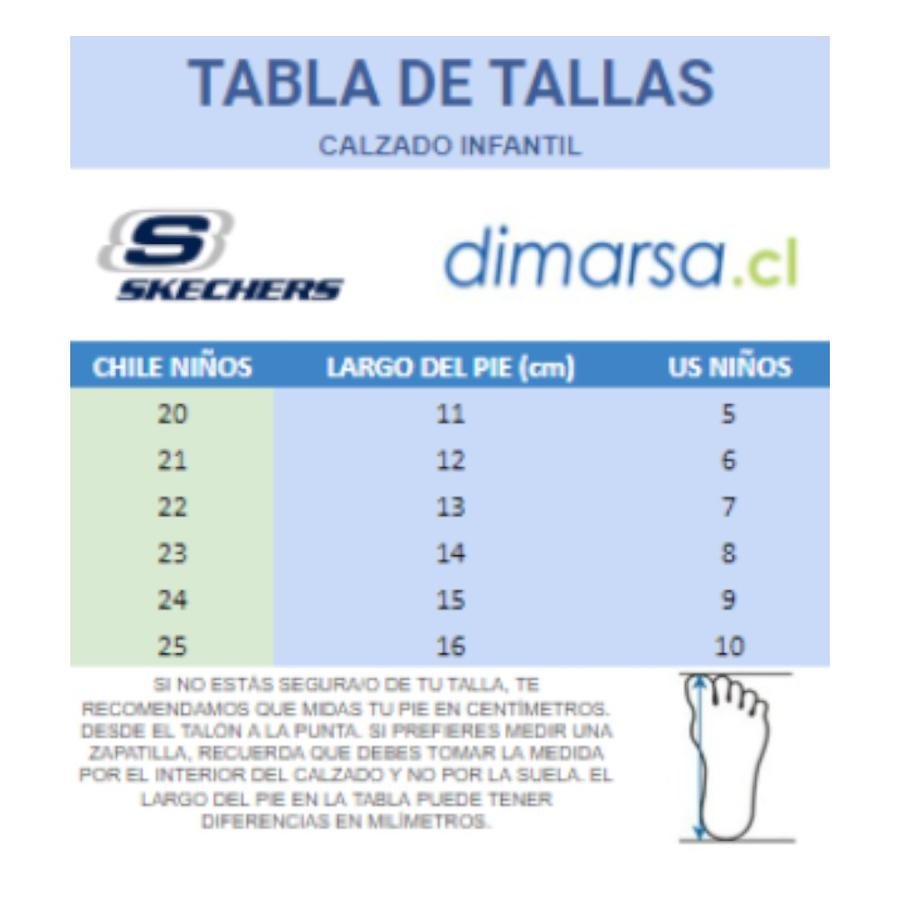 Zapatillas Niña Skechers Sola Glow Azul
