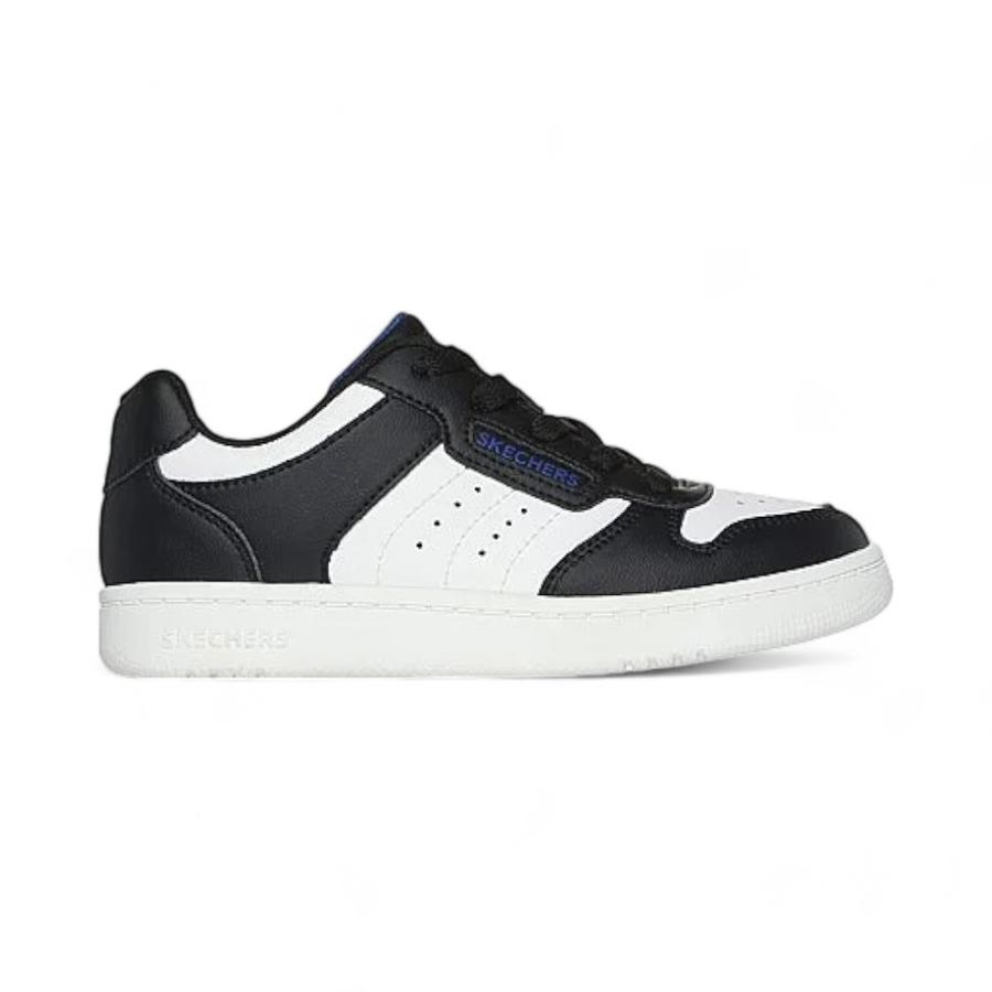 Zapatillas Urbanas Joven Skechers Quick Street Negro Blanco