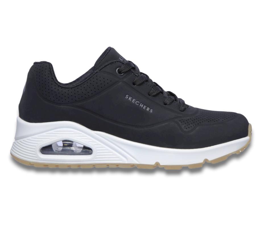 Zapatilla Urbana Mujer Skechers Uno Negro