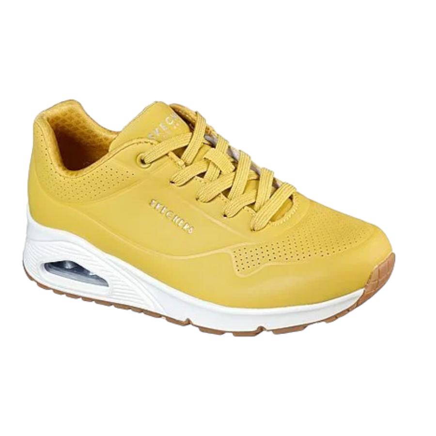 Zapatilla Urbana Mujer Skechers Uno Stand On Air Amarillo