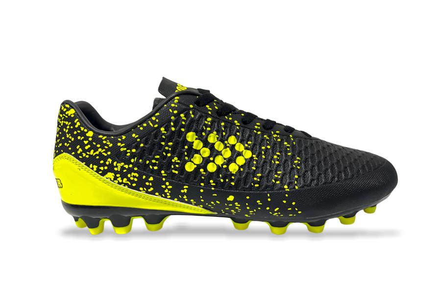 Zapato Futbol Adulto Soccer S18 1 Negro amarillo