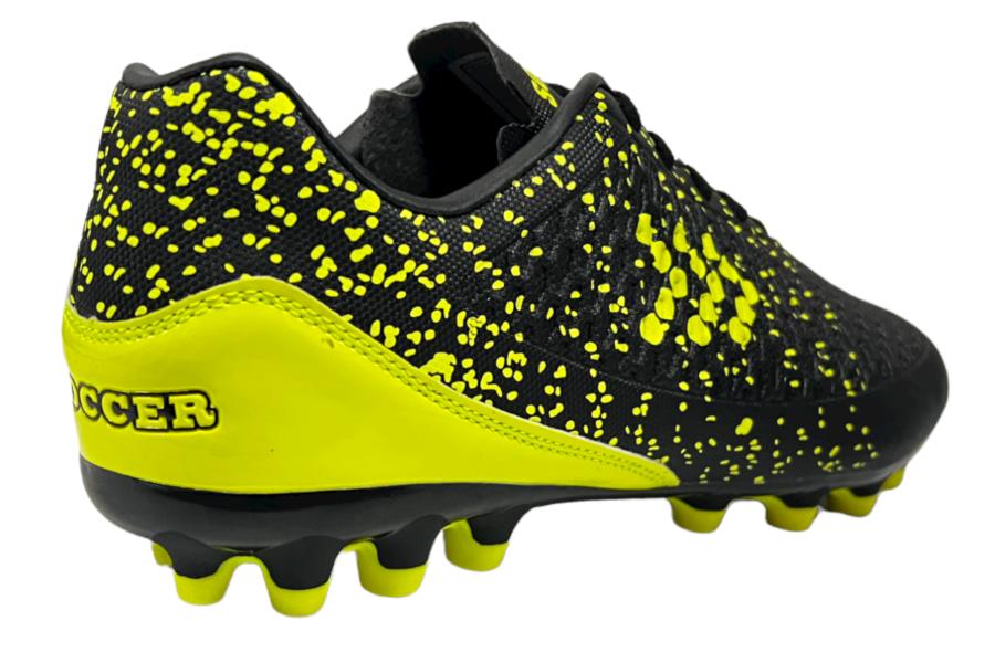 Zapato Fútbol Adulto Soccer S18-1 Negro/amarillo