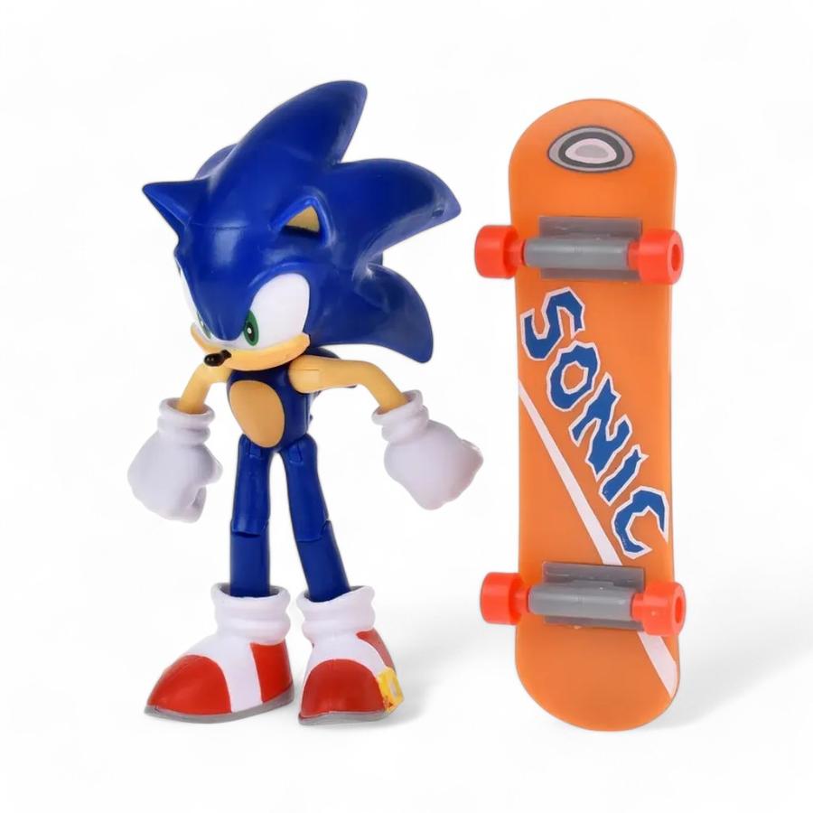 Figura Coleccionable Sonic Con Accesorios Incluidos 10 Cm
