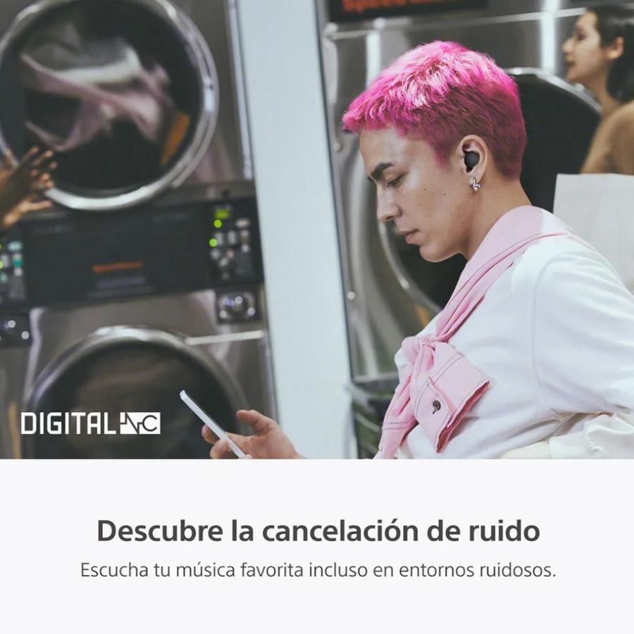 Audífonos Sony TW WF-C700N UC Noise Cancelling Negro