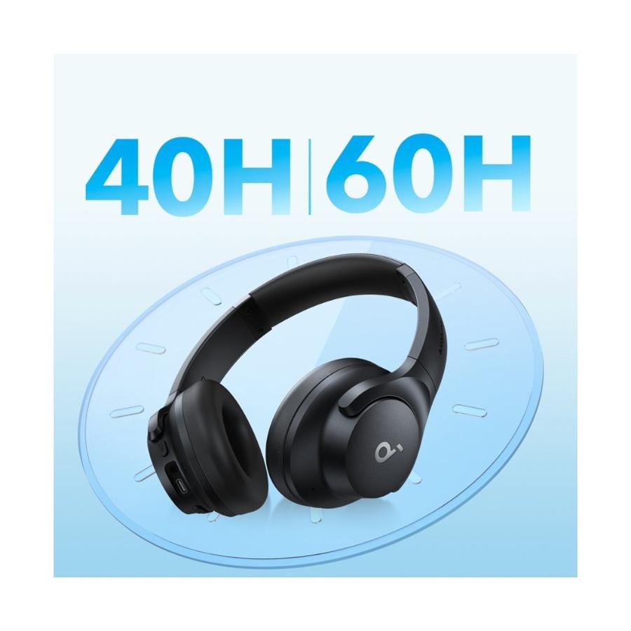 Audífonos Inalámbricos Anker Soundcore Q20i Bluetooth Negro
