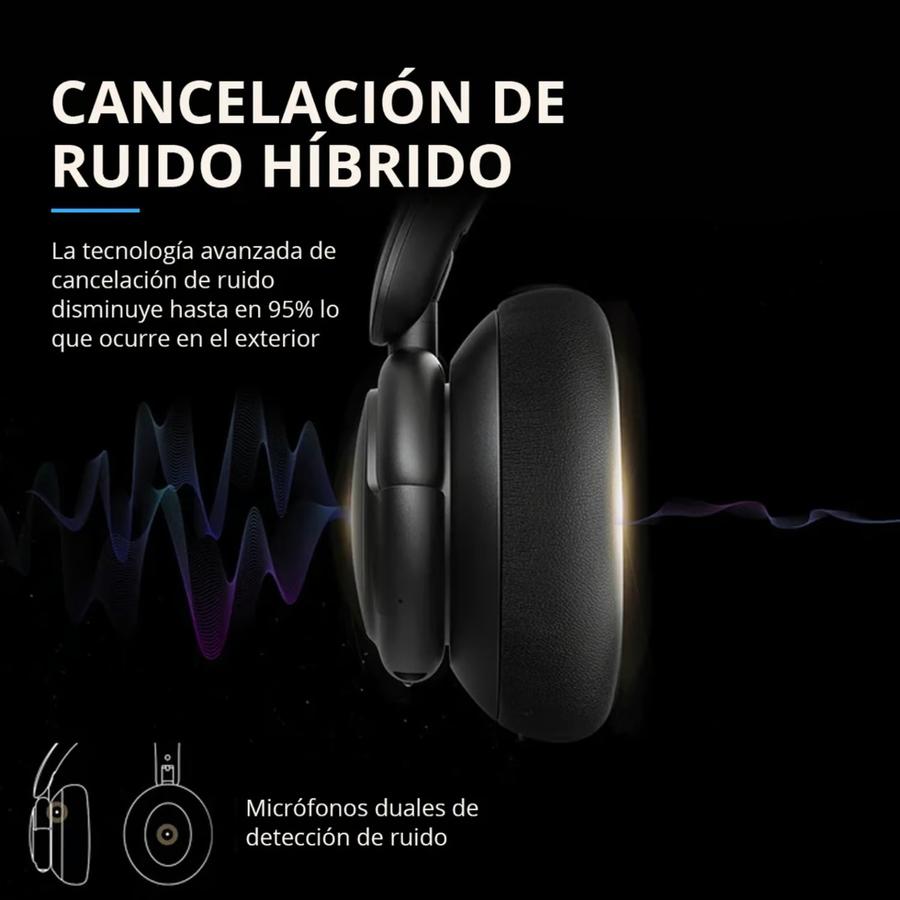 Audífonos OverEar Soundcore Life Q30 Noise Cancelling  Negro