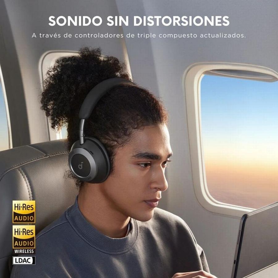 Audífonos Soundcore Space Noise Cancelling Pro Negro