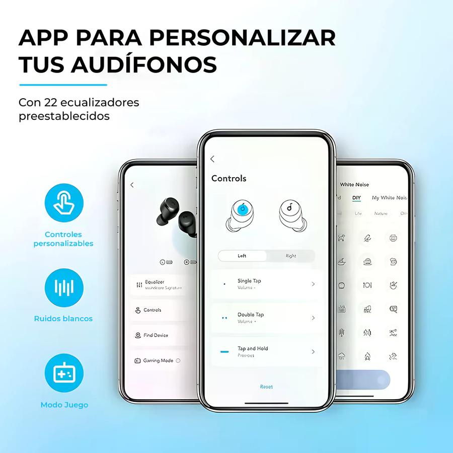 Audifonos Bluetooth Soundcore A25i True Wireless Negro