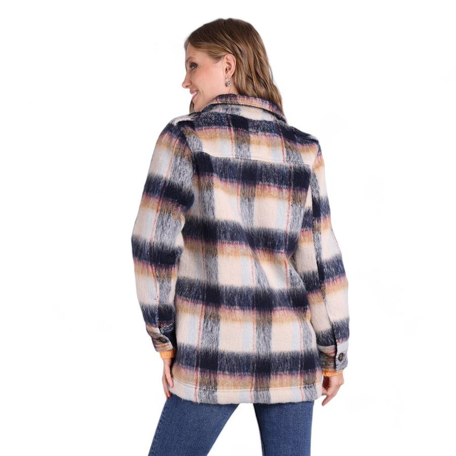 Chaqueta Camisera Cuadros Mujer Soviet Multicolor