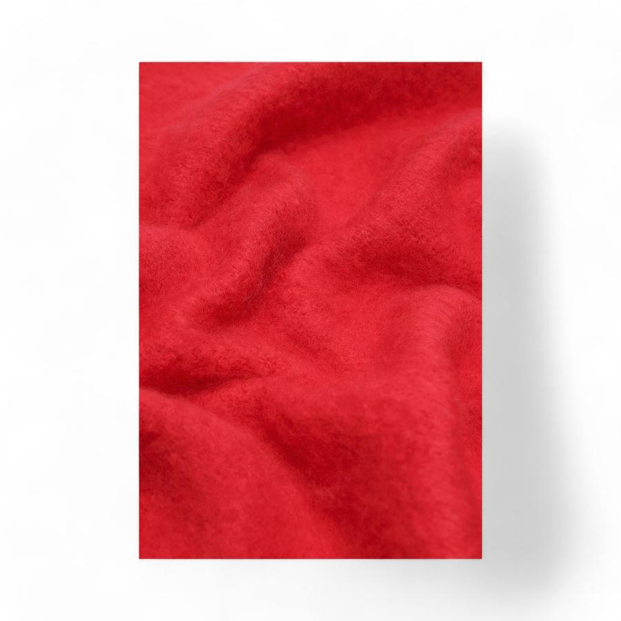 Bufanda Mujer Soviet Flecos Gruesos Rojo
