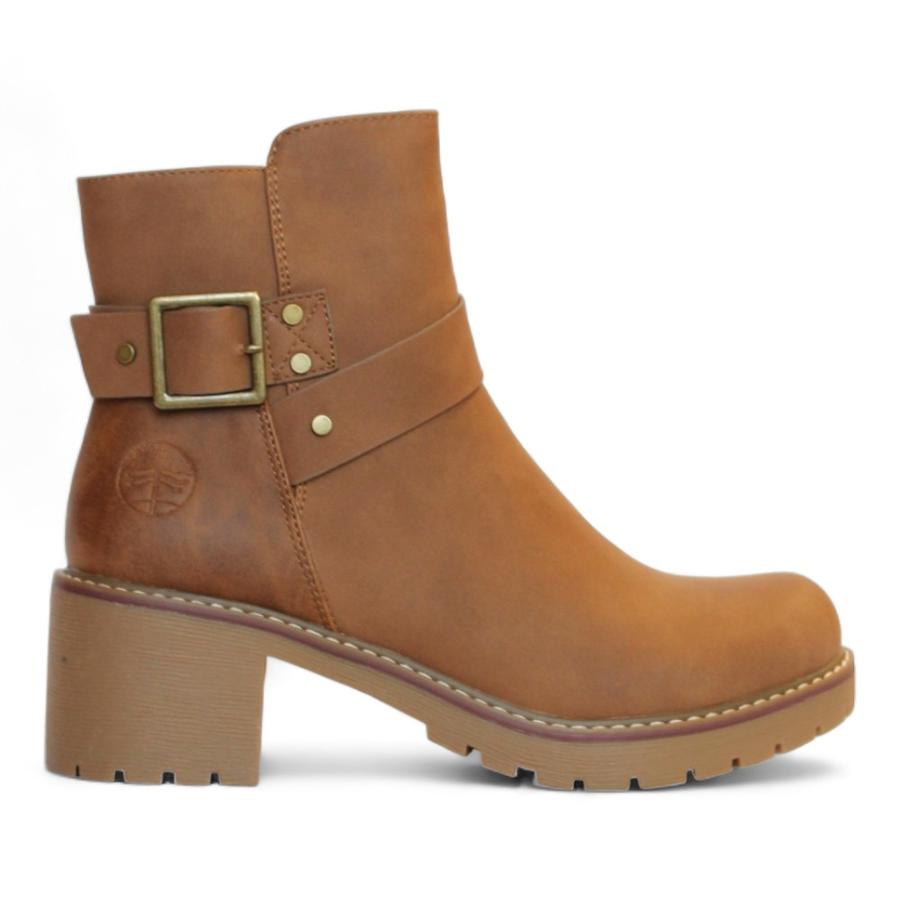 Botin Casual Mujer Steem land Lesna Camel