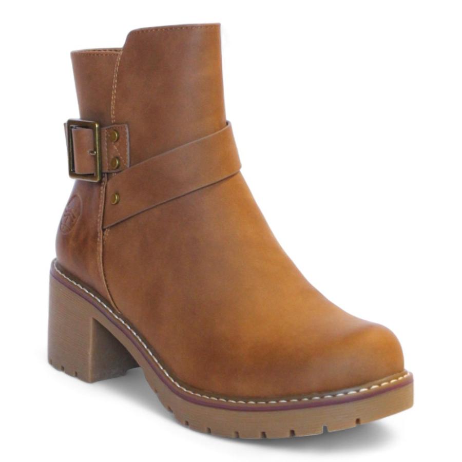 Botin Casual Mujer Steem land Lesna Camel