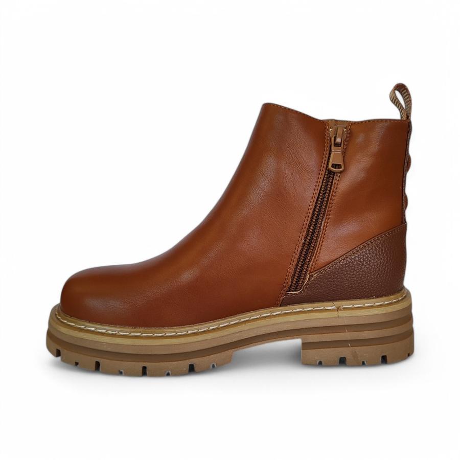 Botín Casual Mujer Pashi Camel