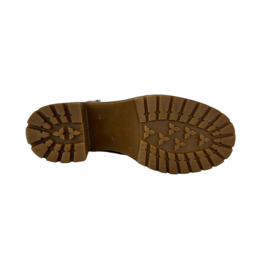 Botín Casual Mujer Rugan Camel
