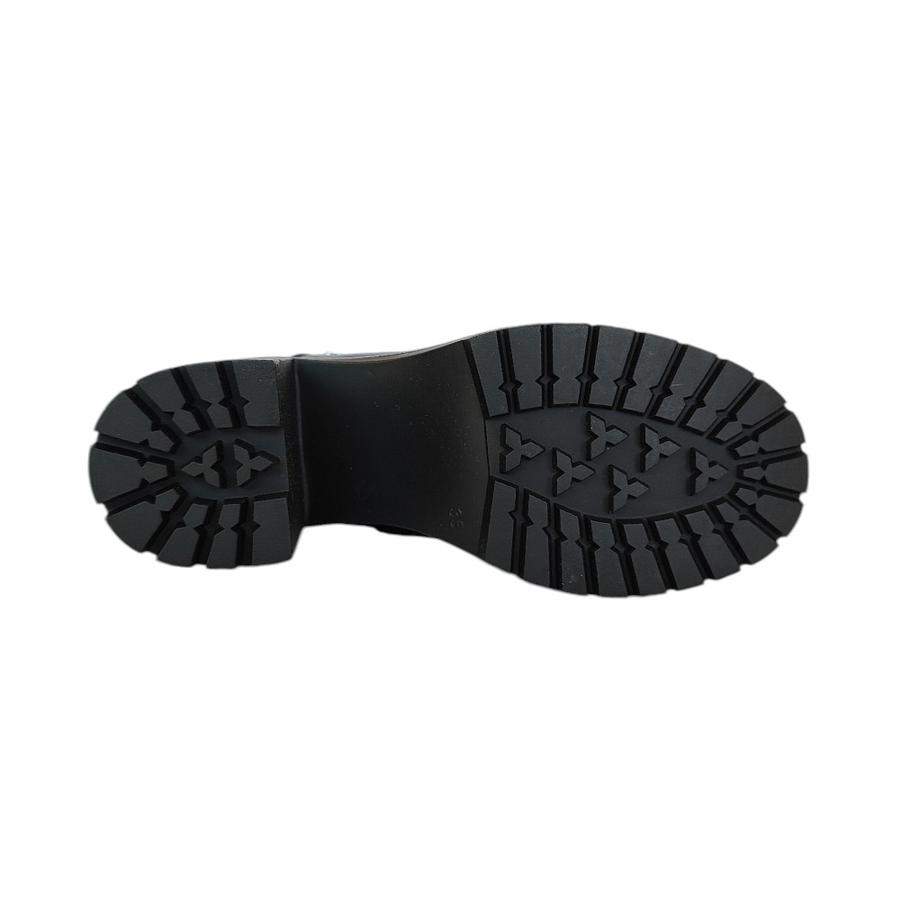 Botín Casual Mujer Rugan Negro