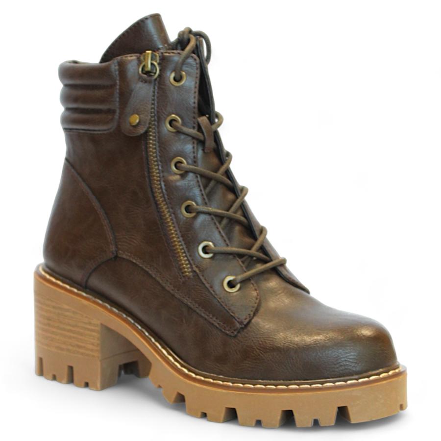 Botin Casual Mujer Steem land Bissu Café
