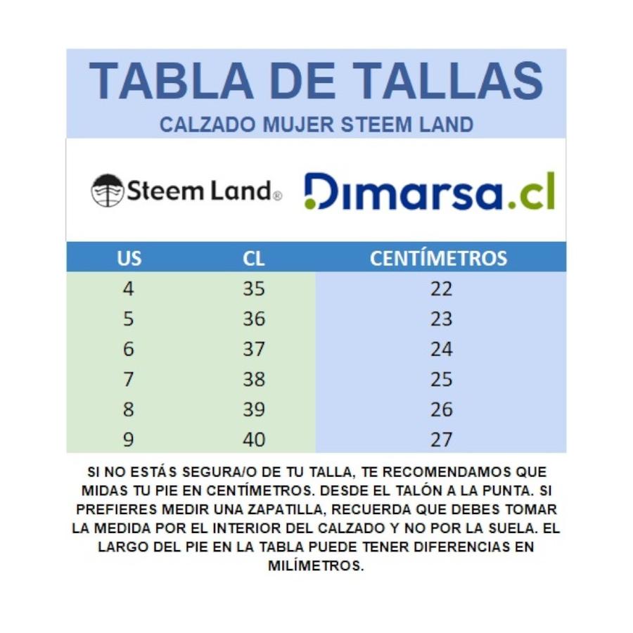 Botin Casual Mujer Steem land Bissu Café