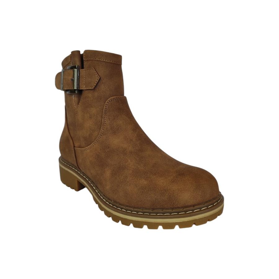 Botín Casual Mujer Moden Camel